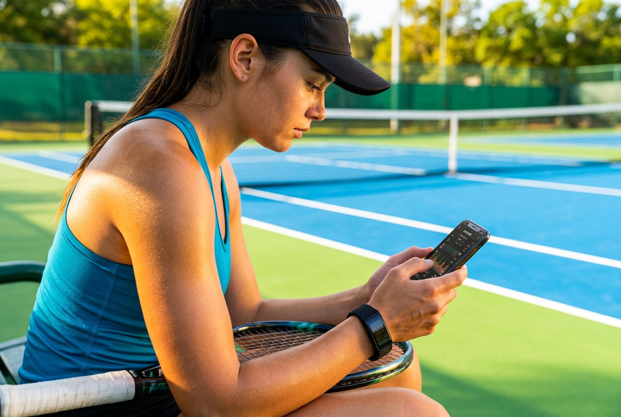 Tennis athlete training